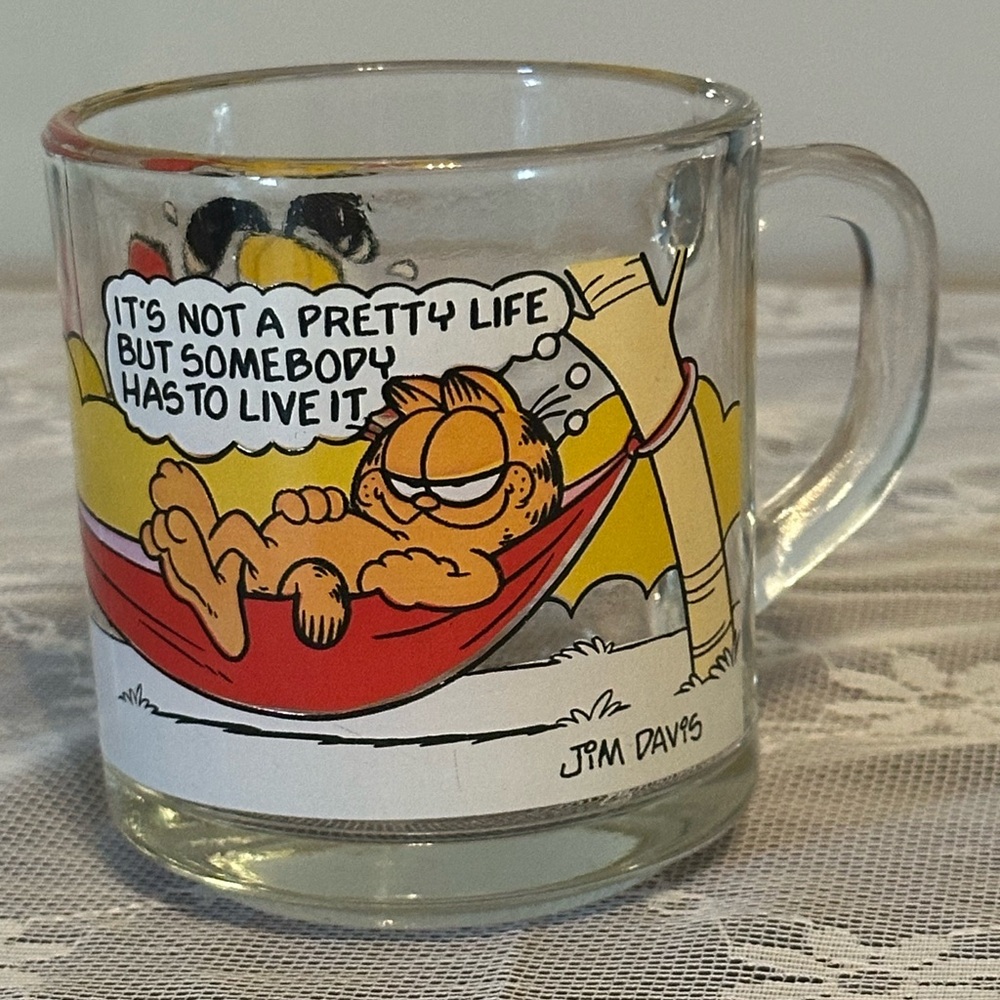 1978 McDonald’s Garfield Glass Mug